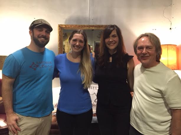 Chuck Beard, Kate Parrish, Sarah Carter, and Tom Eizonas